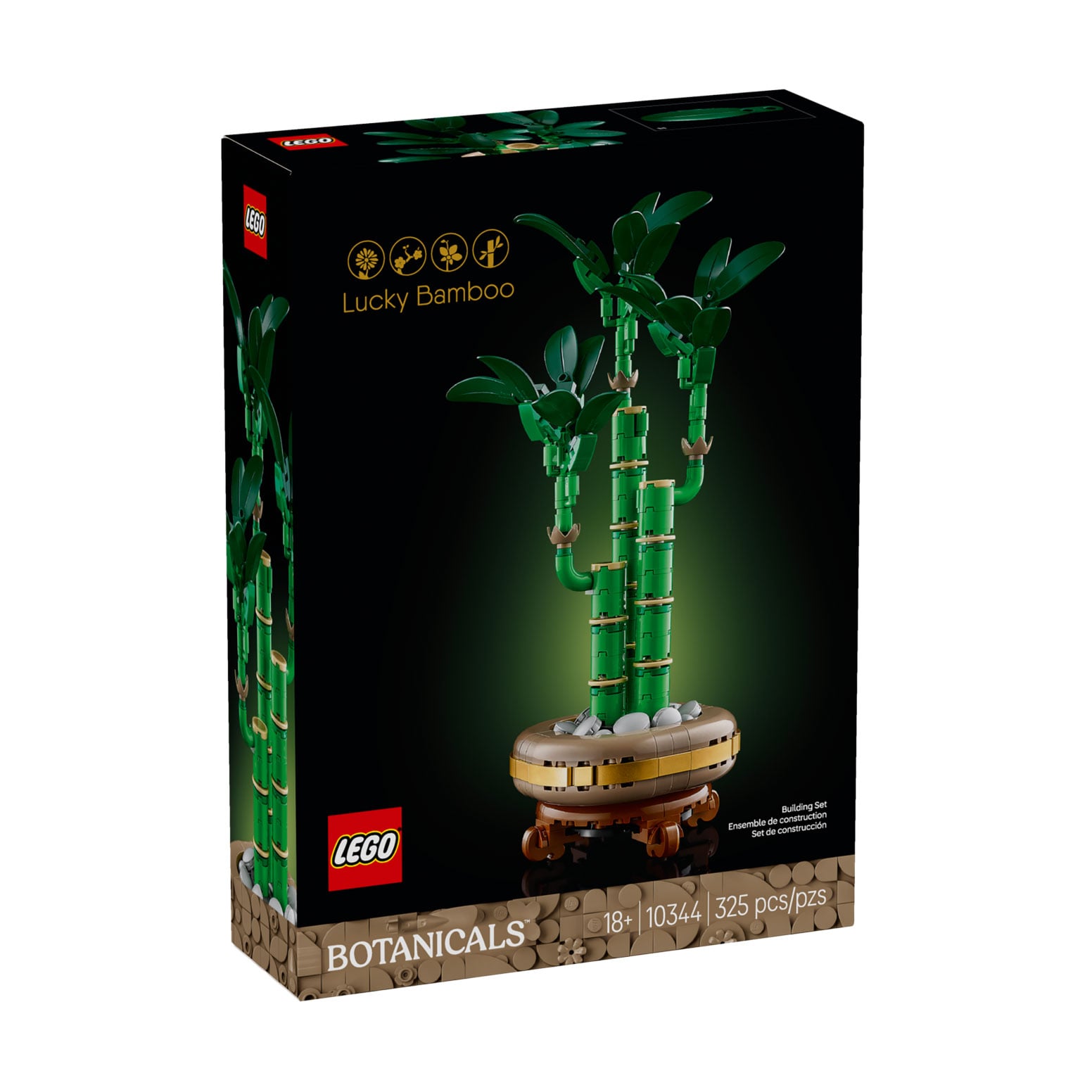Конструктор LEGO Botanicals Бамбук щастя, 325 деталей, від 18 років (10344)